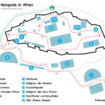 Karte Akropolis Rundgang Sehenswürdigkeiten Klein