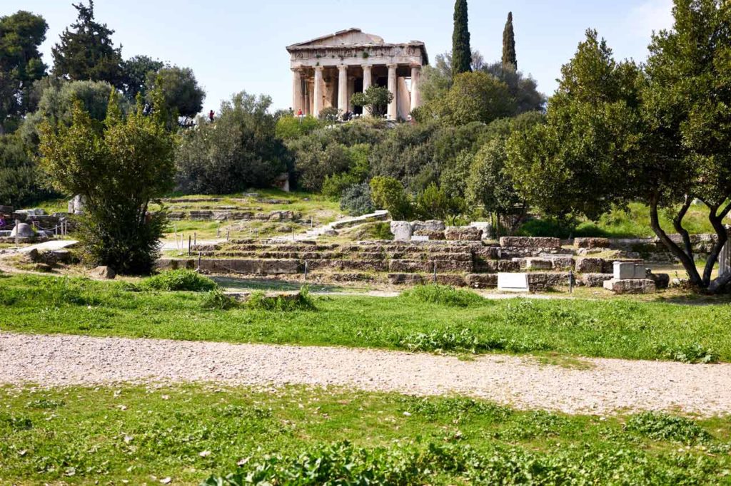 Antike Agora von Athen