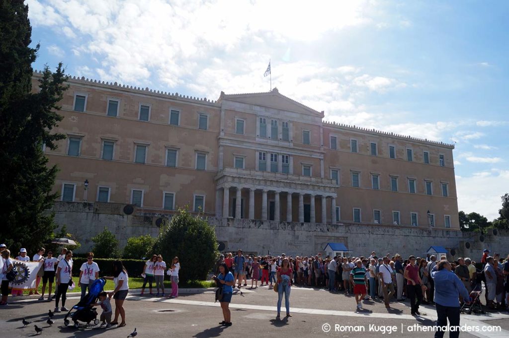 Syntagma Platz Parlament Athen